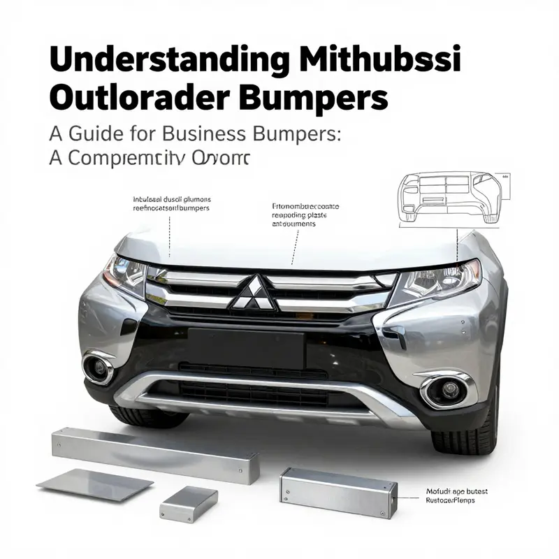 The design and functionality of Mitsubishi Outlander bumpers enhancing both aesthetics and safety.