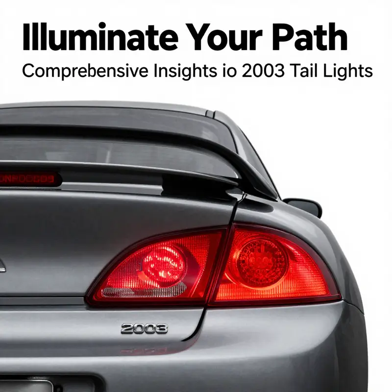A diverse selection of replacement tail lights for the Mitsubishi Eclipse 2003.
