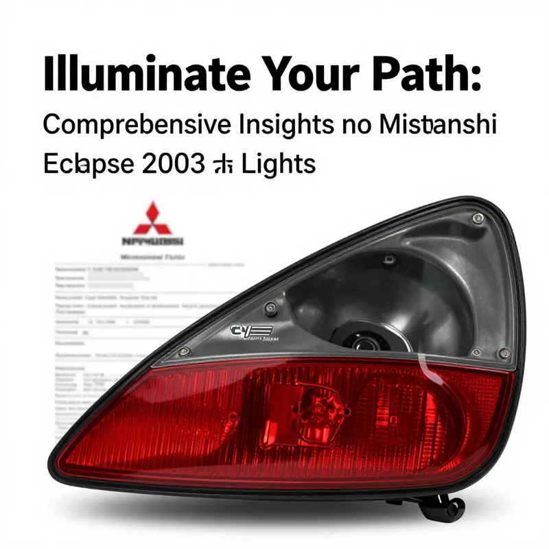 A diverse selection of replacement tail lights for the Mitsubishi Eclipse 2003.