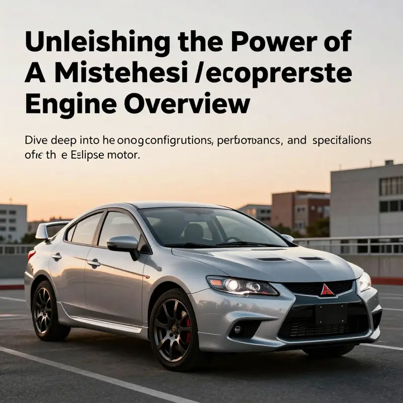 Mitsubishi Eclipse parked in an urban environment during sunset, highlighting its sporty and stylish design.