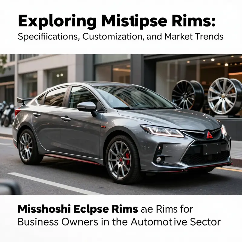 A collection of Mitsubishi Eclipse cars showcasing their distinctive rims against a city backdrop.