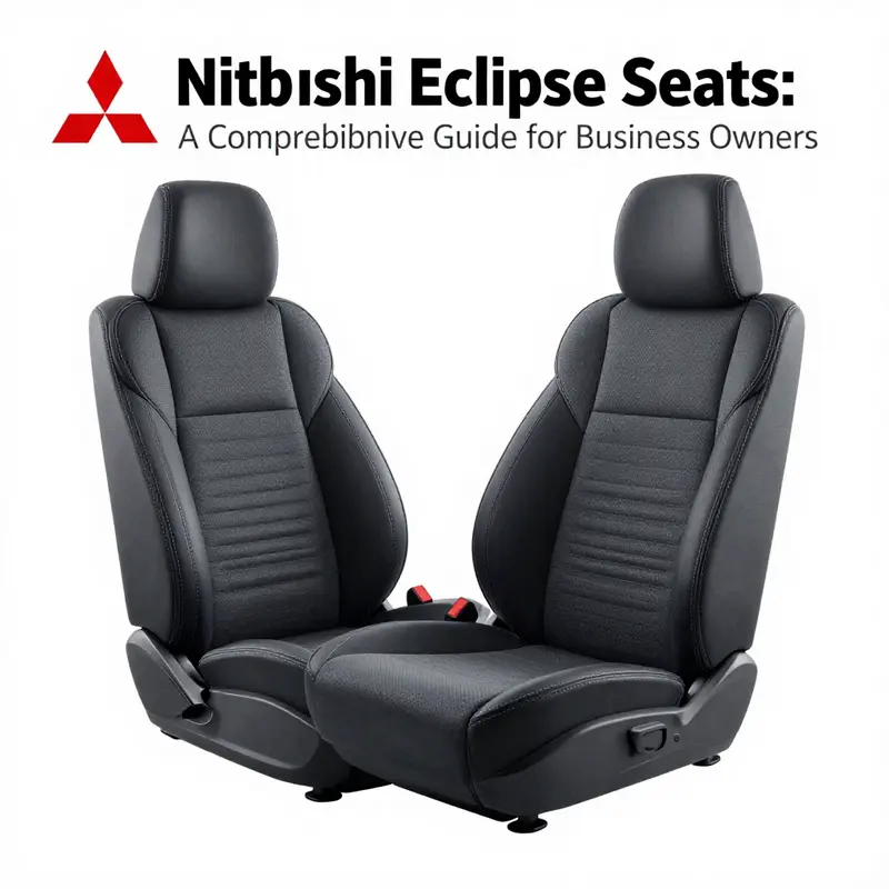 Original OEM seats of a Mitsubishi Eclipse, emphasizing quality and design.