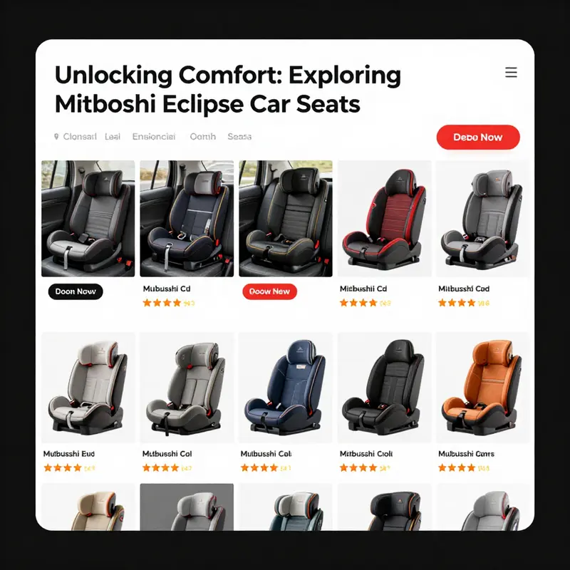 A diverse selection of replacement car seats tailored for the Mitsubishi Eclipse.