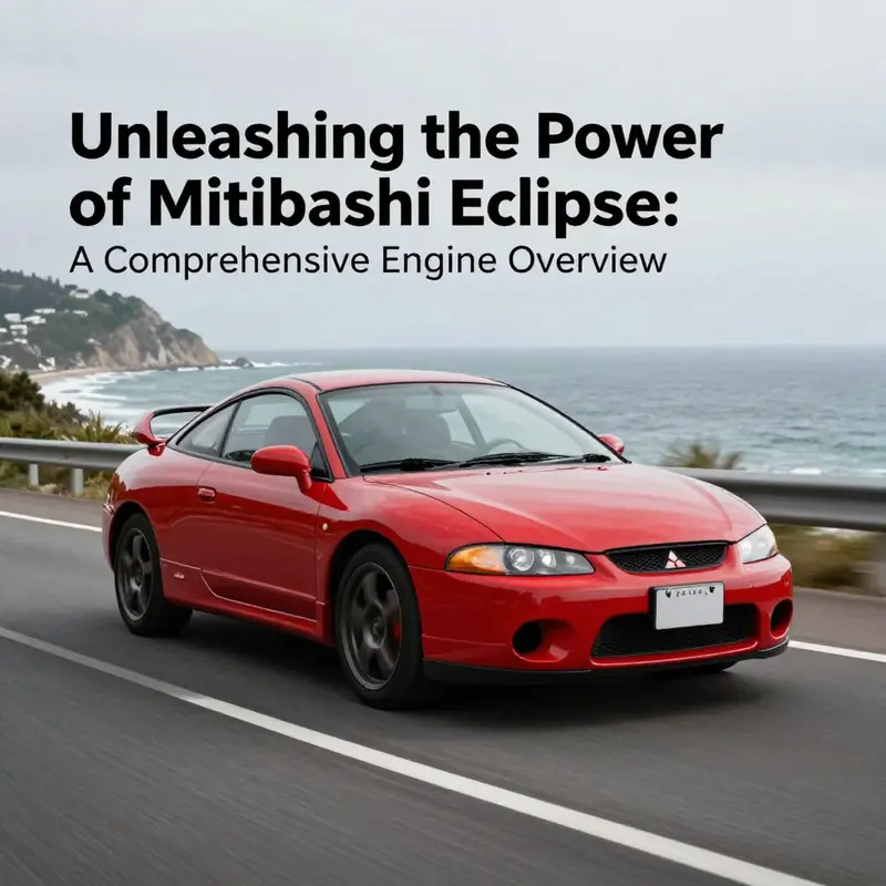 A detailed look at the engine configurations of the Mitsubishi Eclipse, highlighting the 2.4L and 3.8L engines.