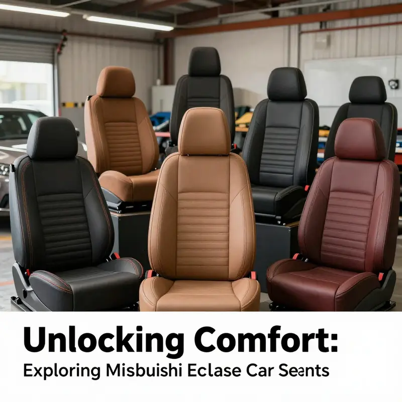 A diverse selection of replacement car seats tailored for the Mitsubishi Eclipse.
