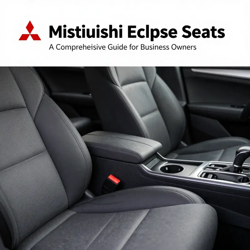 Original OEM seats of a Mitsubishi Eclipse, emphasizing quality and design.
