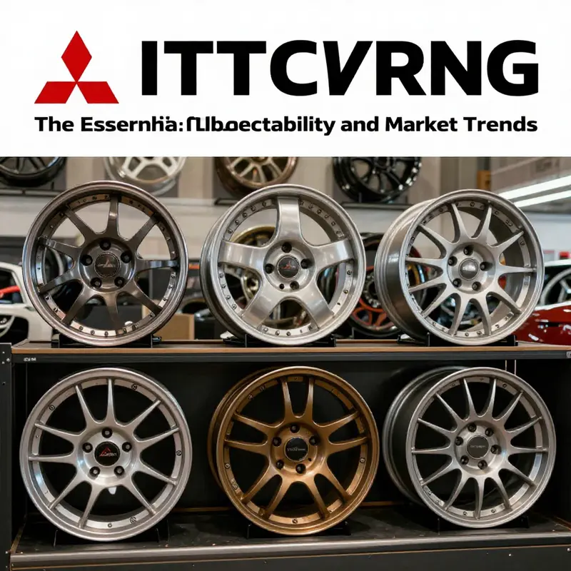 Mitsubishi Evolution on the track, highlighting the significance of lightweight rims in enhancing performance dynamics.