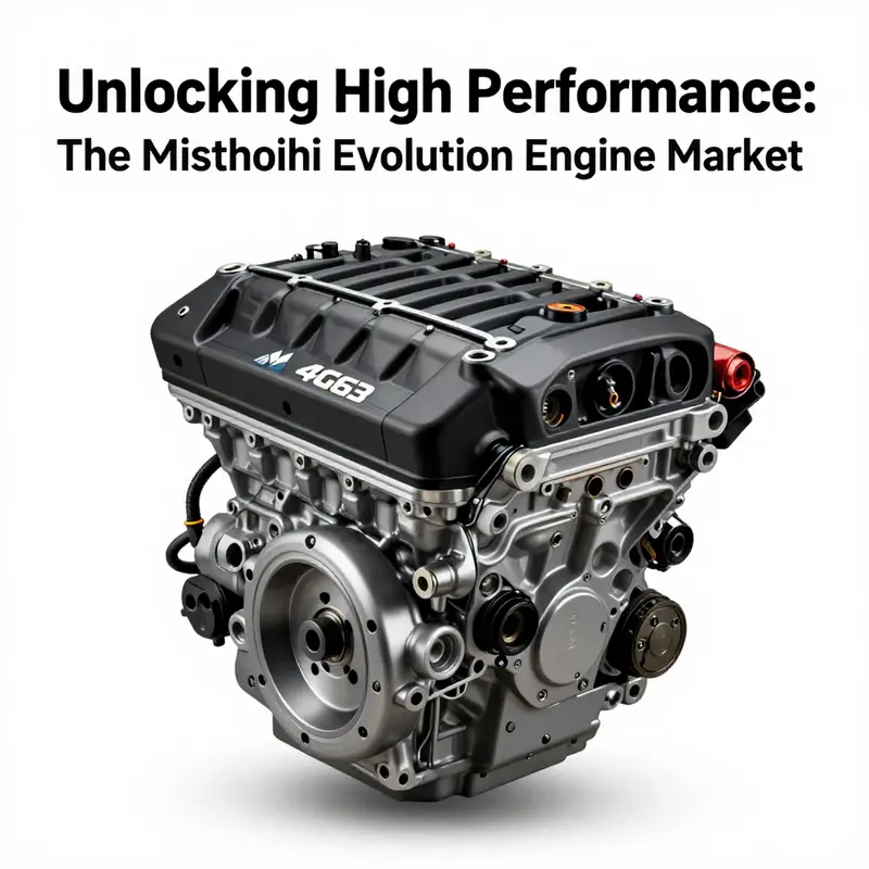 Market landscape for Mitsubishi Evolution engines, showcasing different models and their specifications.