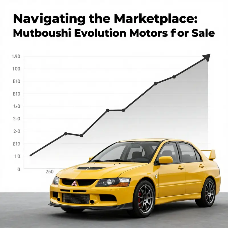 Various Mitsubishi Evolution motors can be found on online marketplaces, showcasing availability for business buyers.