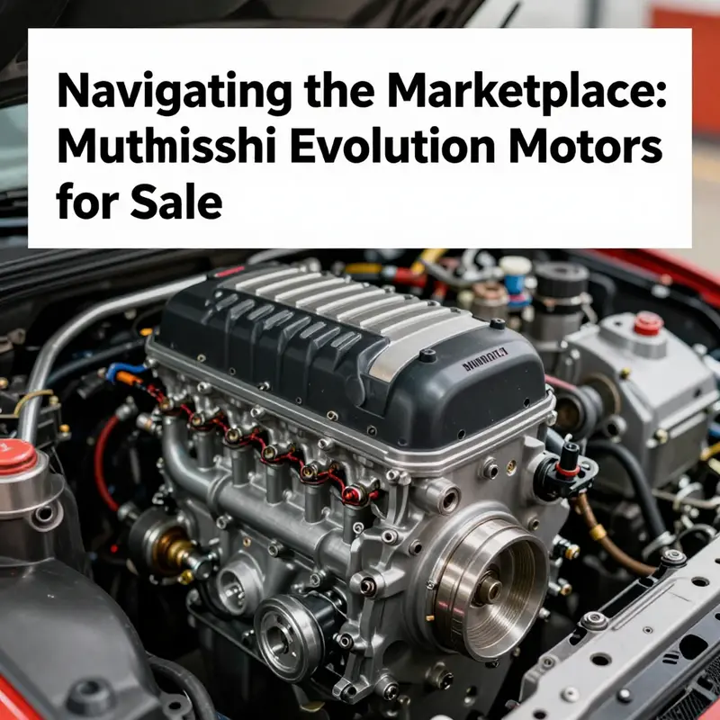 Various Mitsubishi Evolution motors can be found on online marketplaces, showcasing availability for business buyers.