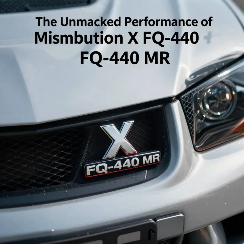 The Mitsubishi Evolution X FQ-440 MR demonstrating its impressive performance on a scenic road.