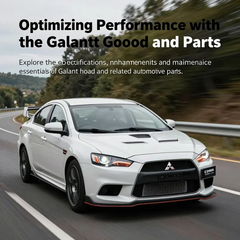 Mitsubishi Galant in motion, emphasizing performance and the effectiveness of modifications and aftermarket enhancements.