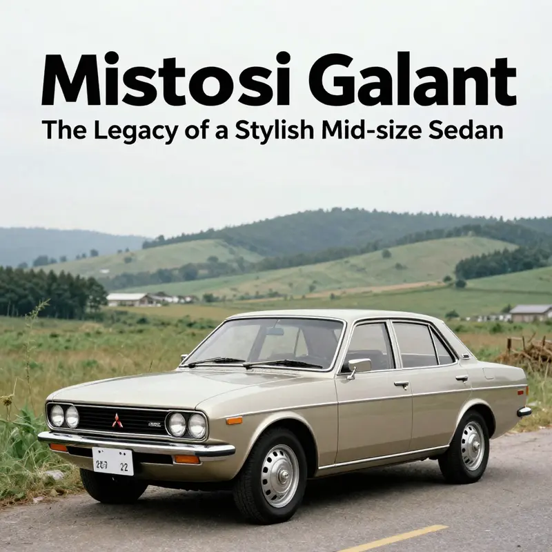 The Mitsubishi Galant: A timeless journey from its inception in 1969 to its last production year in 2012.