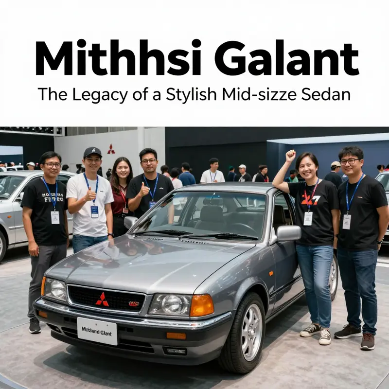 The Mitsubishi Galant: A timeless journey from its inception in 1969 to its last production year in 2012.