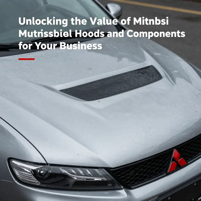 An exploded view illustrating key components of Mitsubishi hoods, emphasizing their engineering precision.