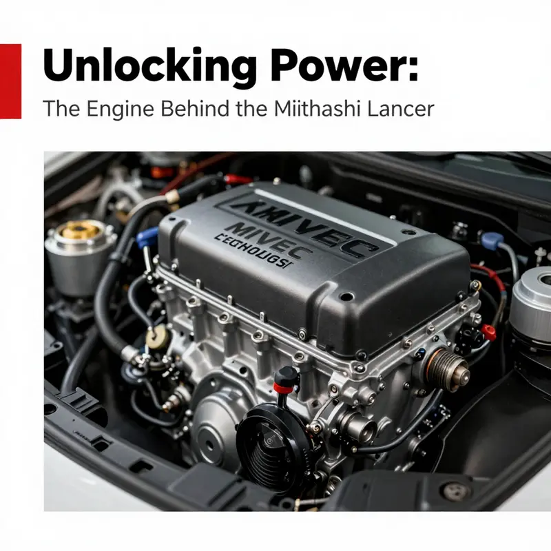 The advanced MIVEC engine technology featured in the Mitsubishi Lancer promotes superior performance and fuel efficiency.