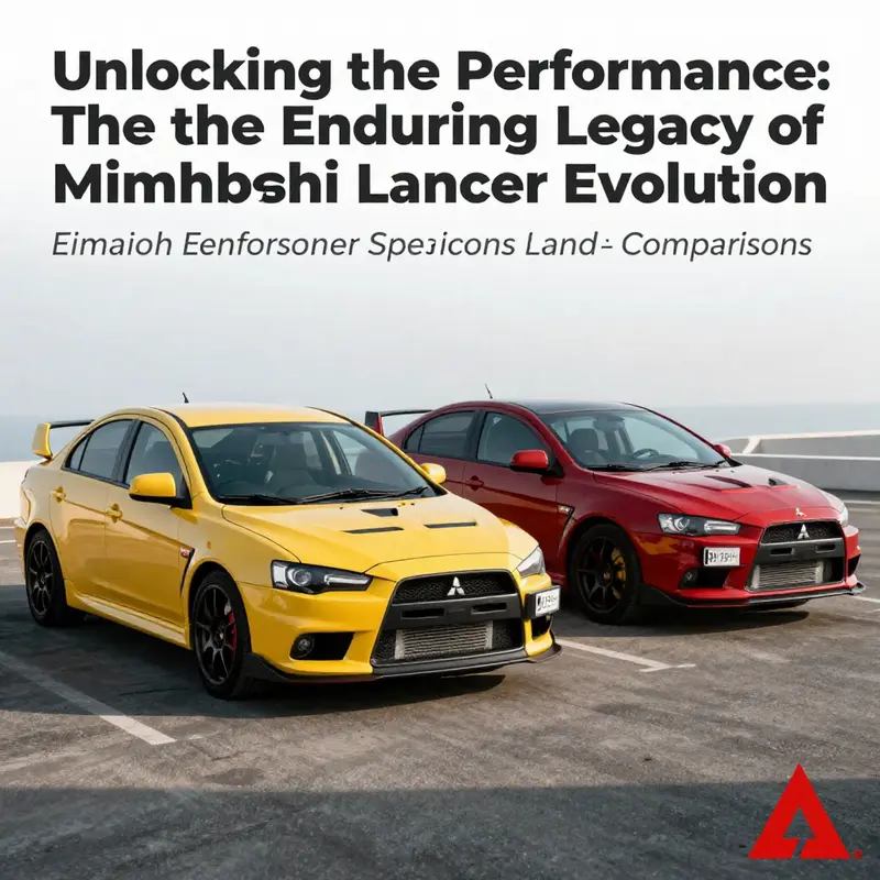 The Mitsubishi Lancer Evolution’s distinctive design reflects its high-performance capabilities.