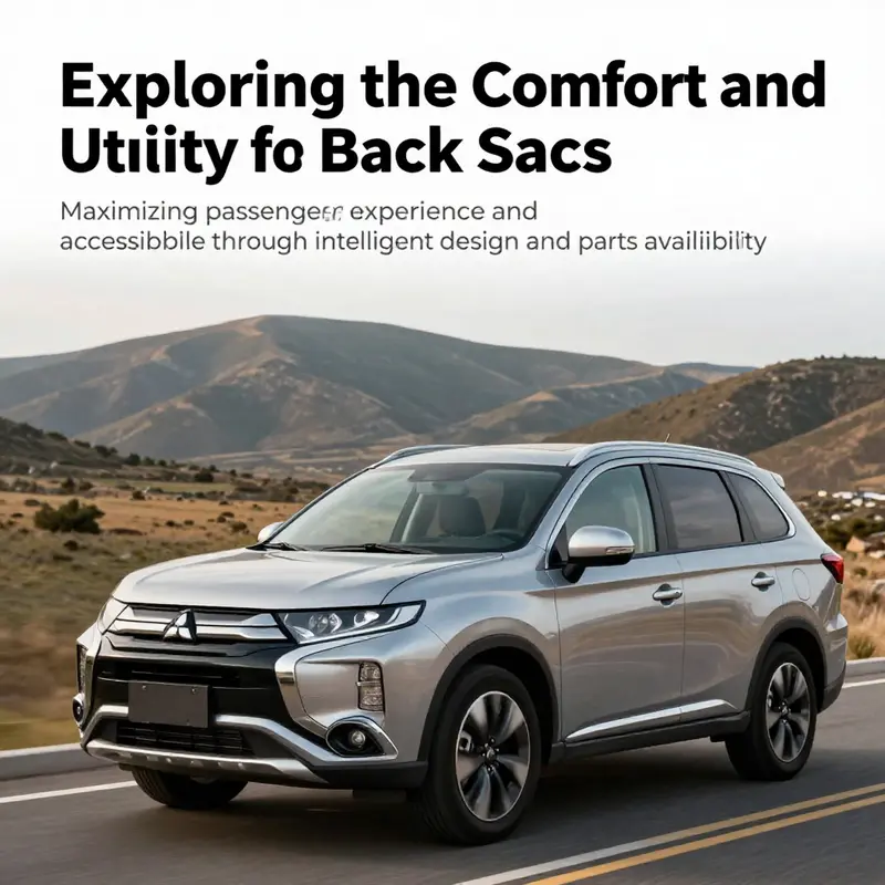 A Mitsubishi Outlander on a scenic road showing its robust design and suitability for business transport.
