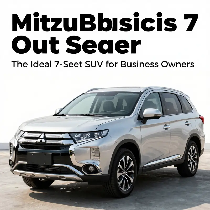 The Mitsubishi Outlander exemplifies an efficient space utilization design perfect for busy professionals and families.
