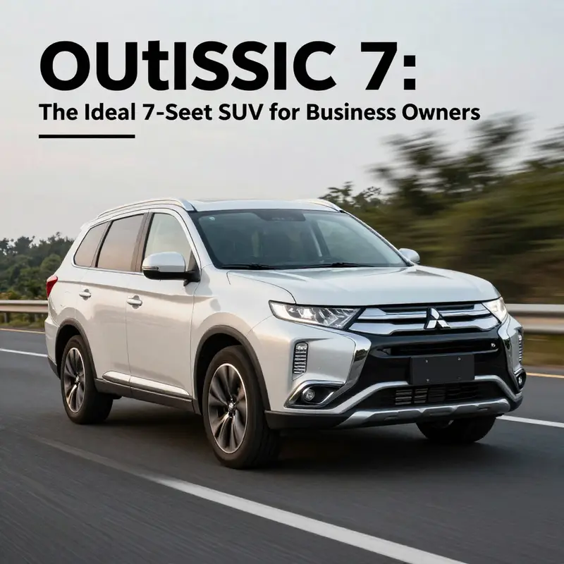 The Mitsubishi Outlander exemplifies an efficient space utilization design perfect for busy professionals and families.