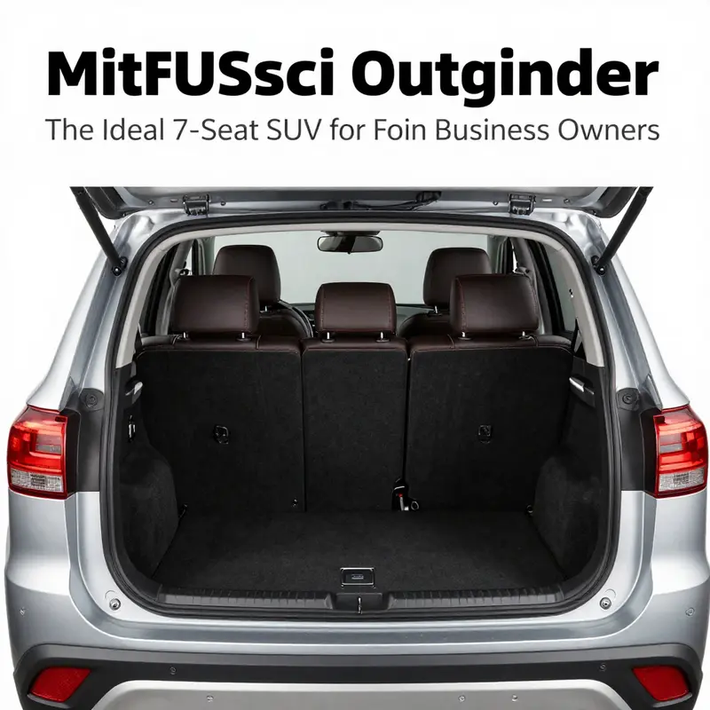 The Mitsubishi Outlander exemplifies an efficient space utilization design perfect for busy professionals and families.