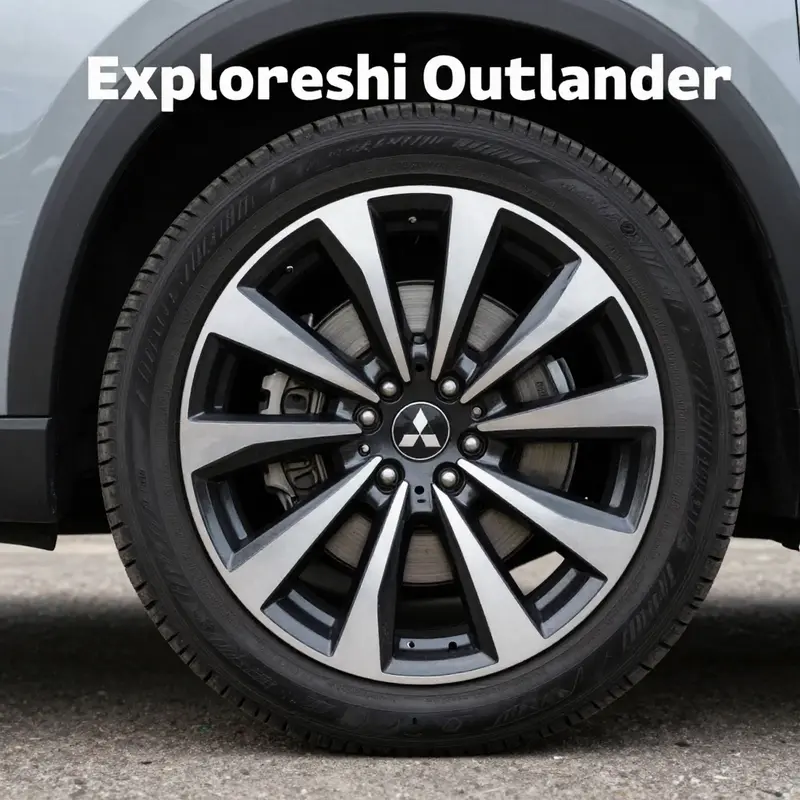 A detailed look at the various specifications of Mitsubishi Outlander wheels, highlighting sizes and materials.