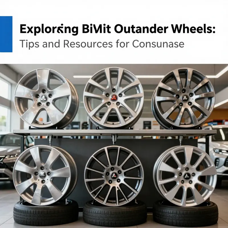 A detailed look at the various specifications of Mitsubishi Outlander wheels, highlighting sizes and materials.