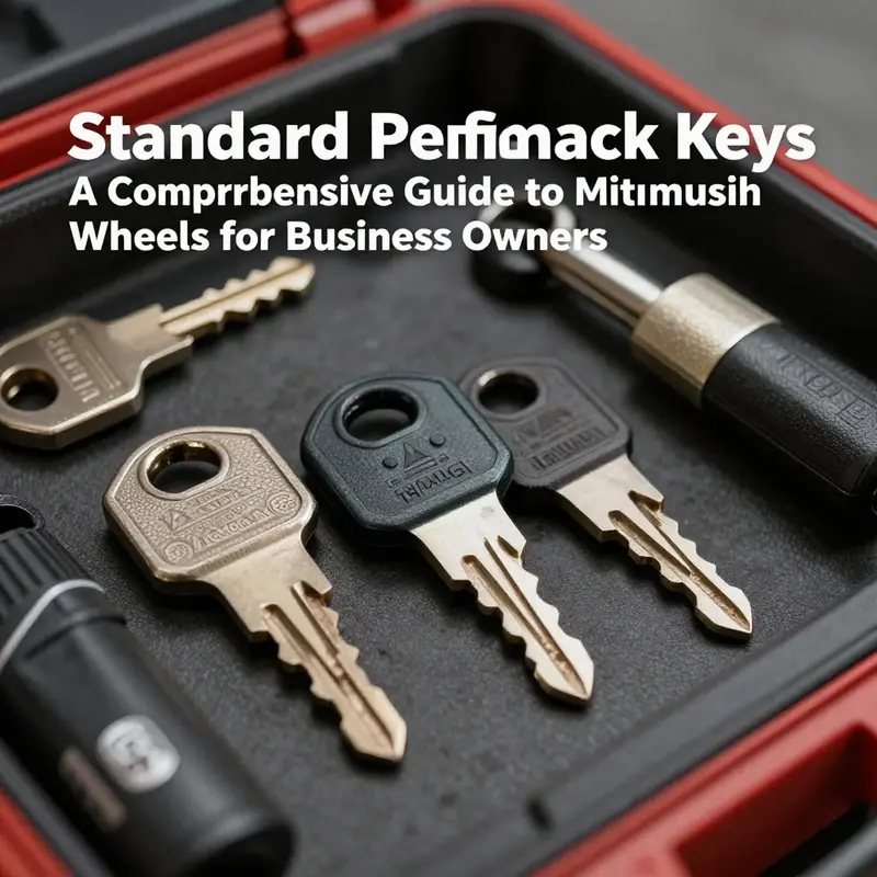 Standard wheel lock keys for Mitsubishi vehicles enhance security and protect against unauthorized wheel removal.