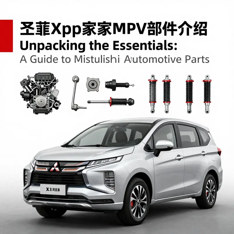 An overview of key components in the Mitsubishi Pajero highlighting its robust design.
