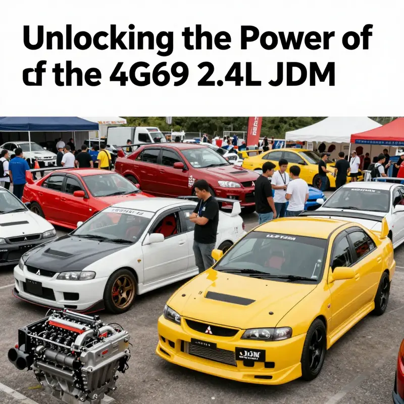 An informative cutaway of the Mitsubishi 4G69 engine, highlighting key components and MIVEC technology.