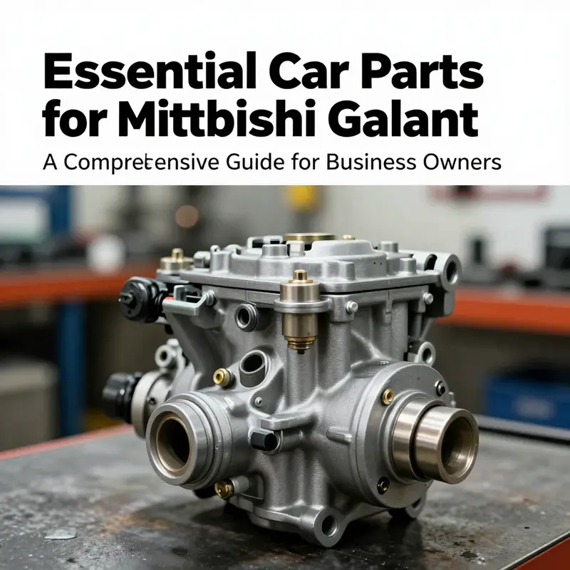 Water pump for Mitsubishi Galant showcasing its design and specifications.