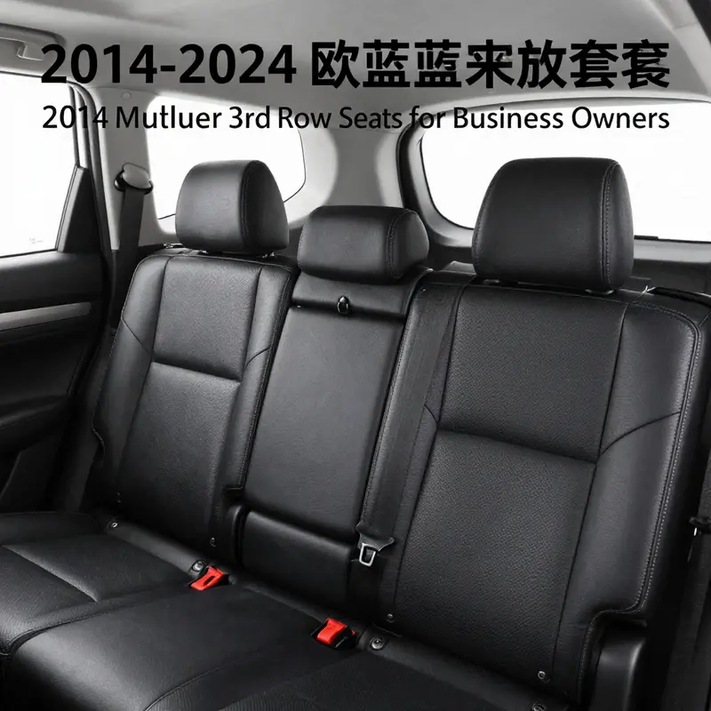 Third-row seat of the 2020-2024 Mitsubishi Outlander Sport, highlighting its premium quality.