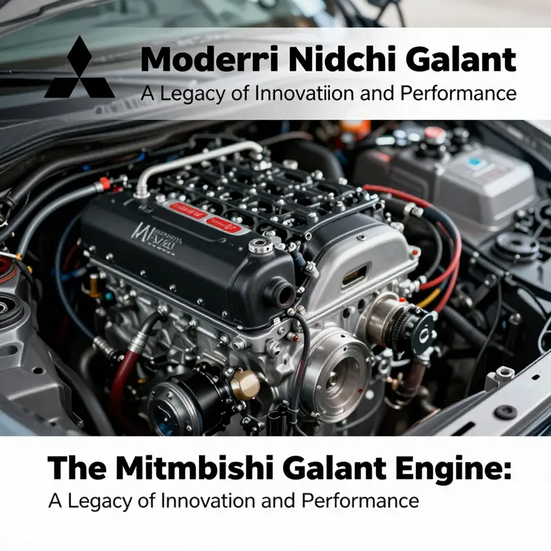 An early model of the Mitsubishi Galant revealing its classic engineering and performance-focused design.