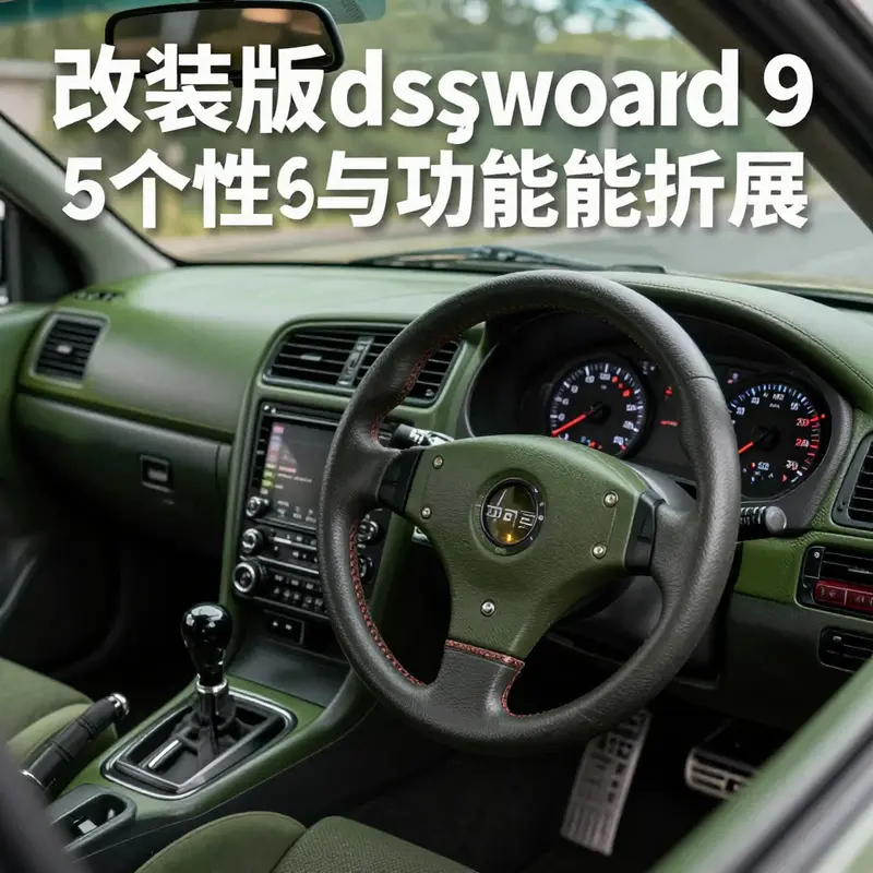 The streamlined design of the EVO 9’s OEM dashboard emphasizes functionality and performance.