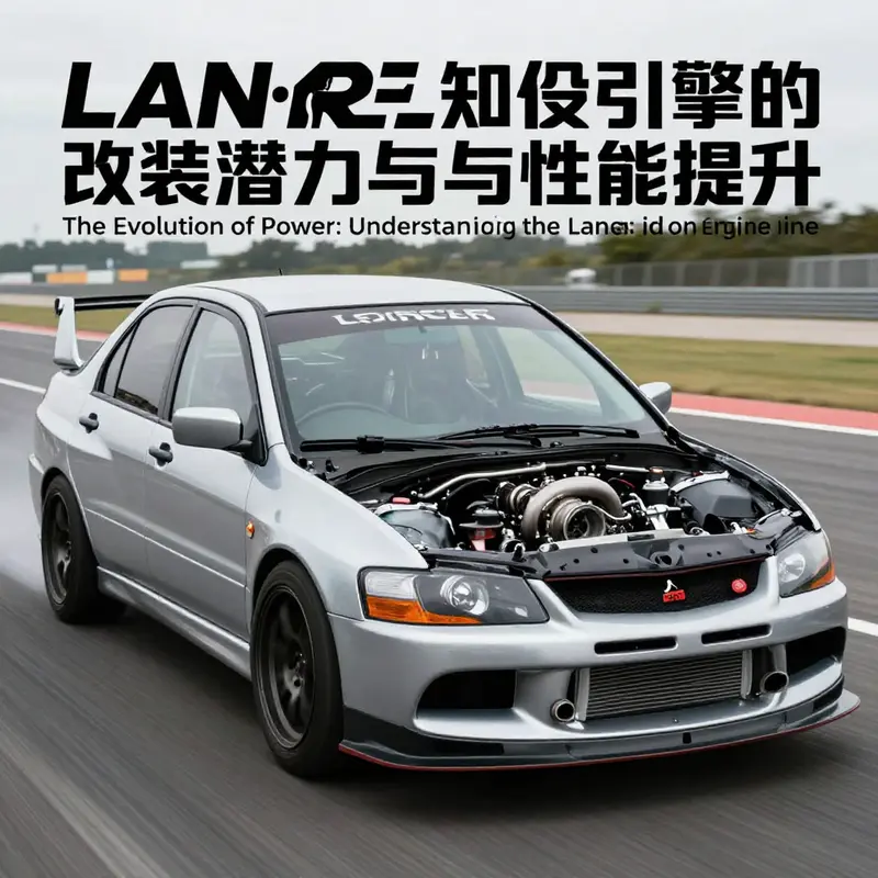 The legendary 4G63T engine showcasing its design and significance in Lancer Evolution history.