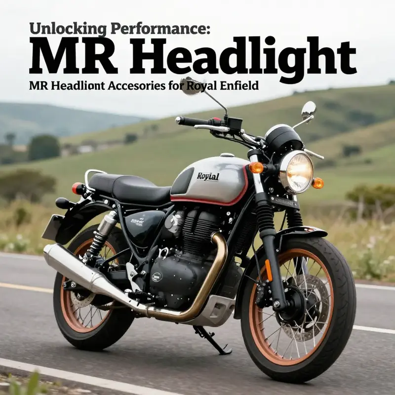 Close-up of MR Headlight Grill on Royal Enfield Himalayan 450.