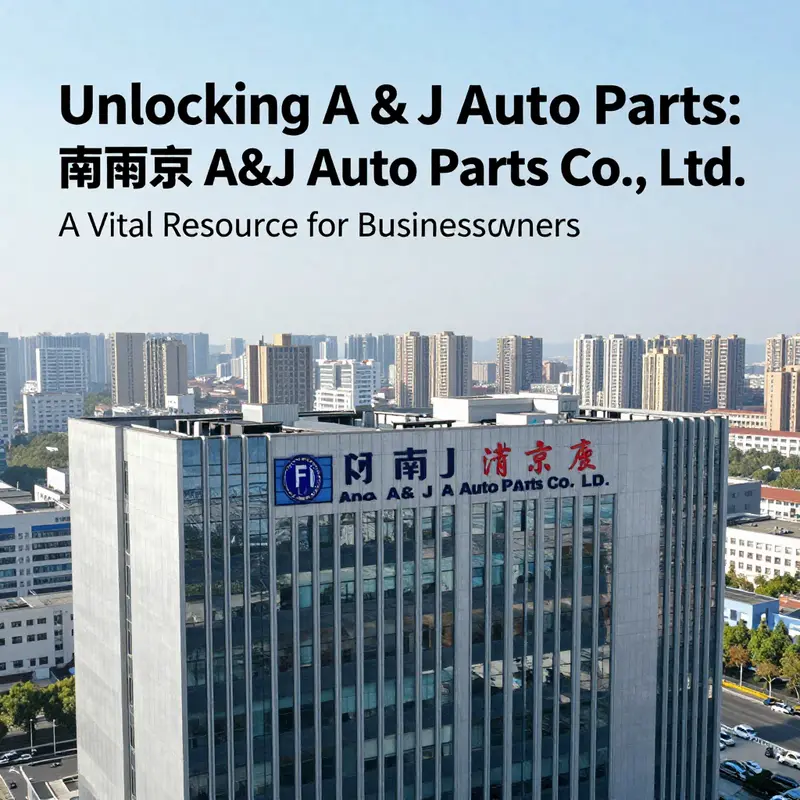 An overview of A & J AUTO PARTS, INC., highlighting its location and operations.
