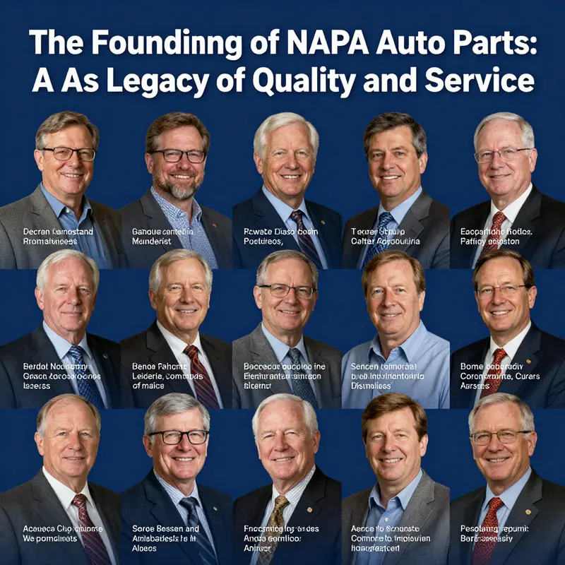 A glimpse into the early days of automobile parts distribution at NAPA Auto Parts.