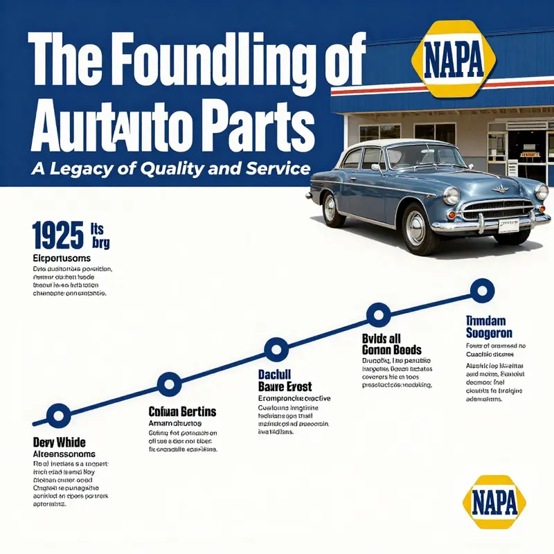 A glimpse into the early days of automobile parts distribution at NAPA Auto Parts.