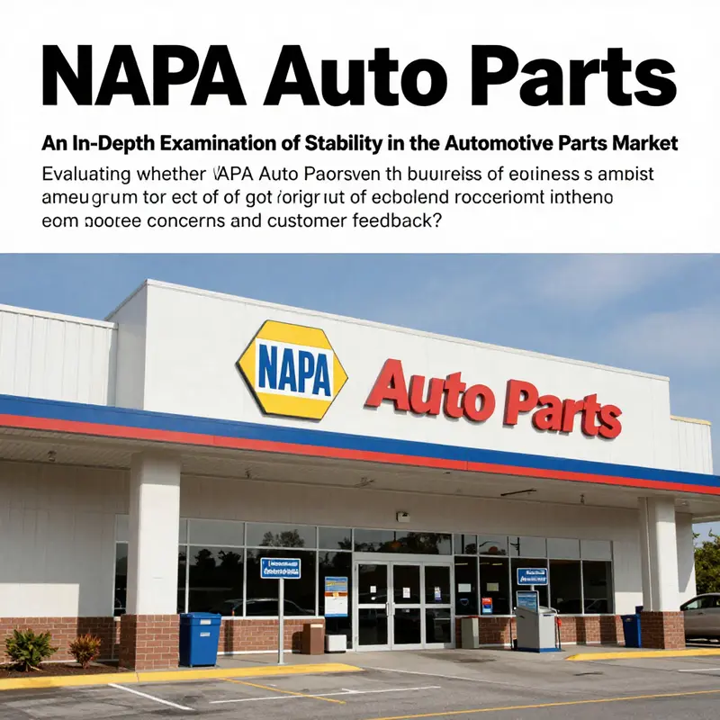 An exterior view of a NAPA Auto Parts retail store, representing strength in the market.