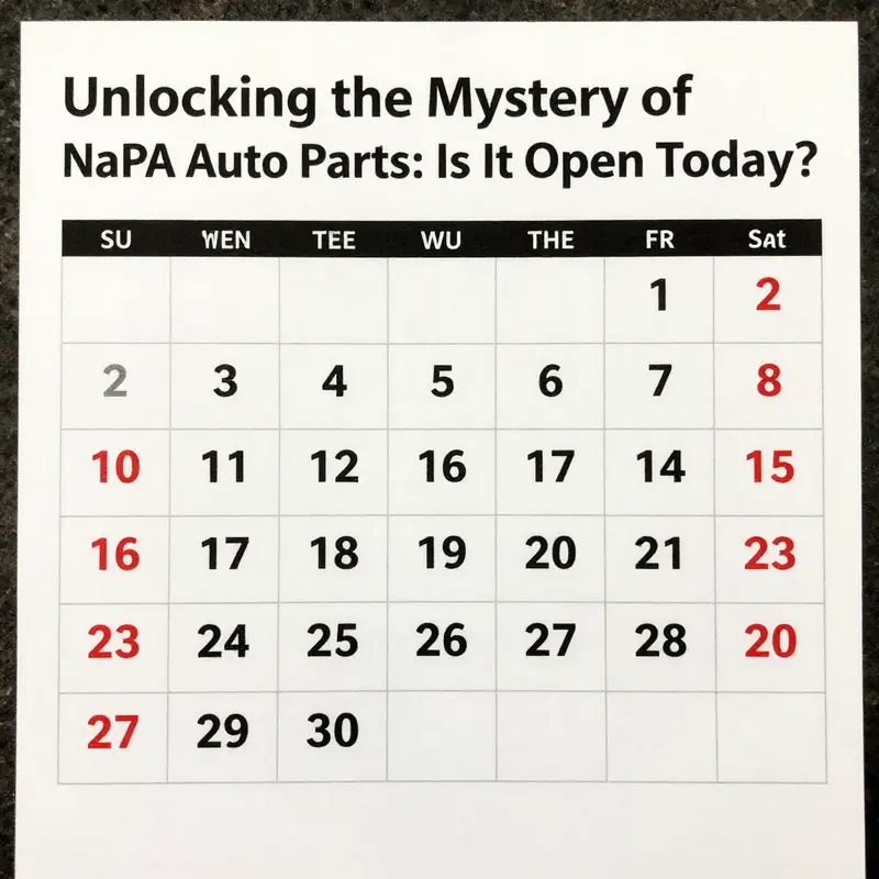 The NAPA Auto Parts website offers a user-friendly interface to check store hours.