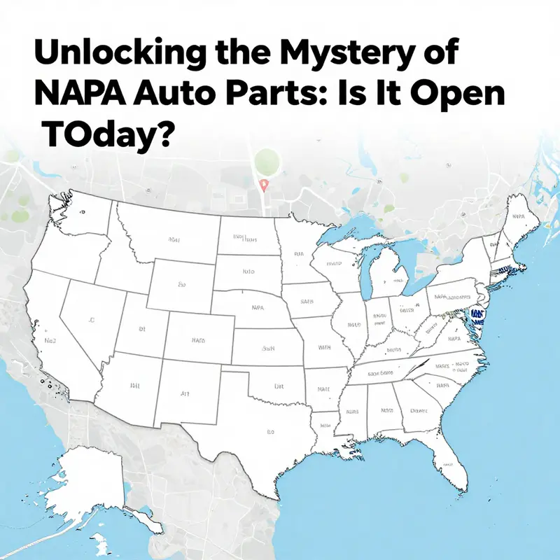 The NAPA Auto Parts website offers a user-friendly interface to check store hours.