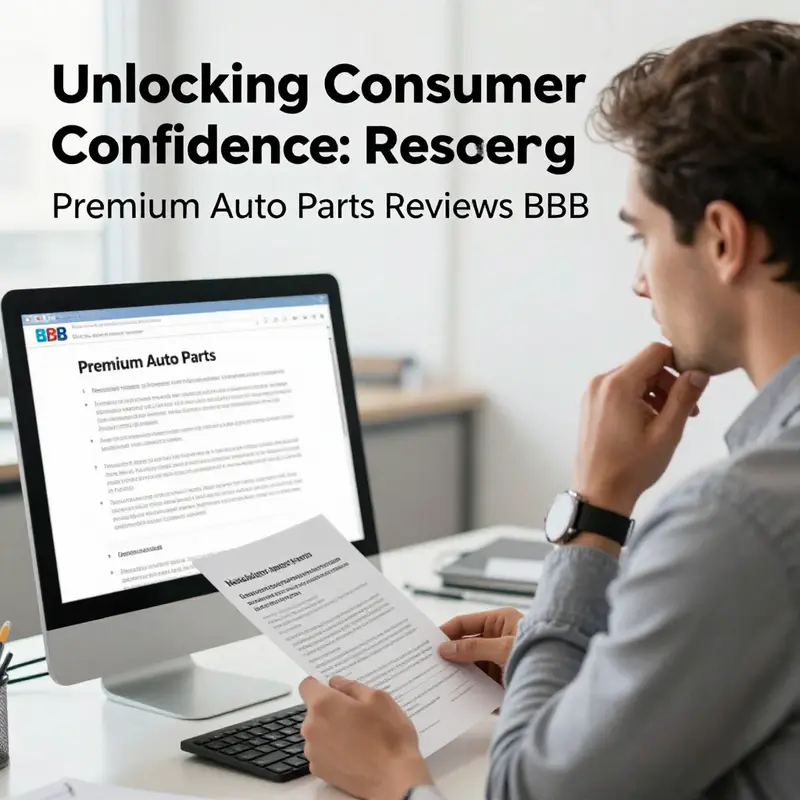 Trust and evaluations: The essence of premium auto parts reviews facilitated by the BBB.