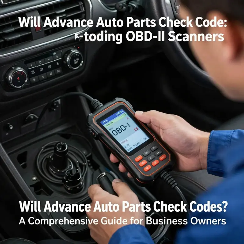 An array of diagnostic tools available at Advance Auto Parts, providing options for vehicle code reading.