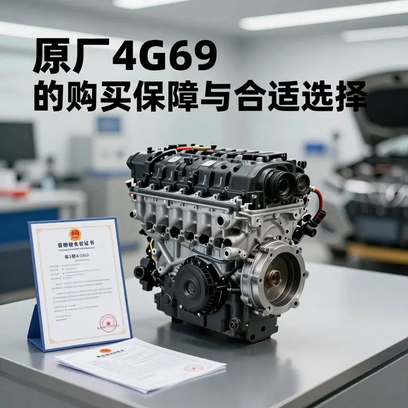 A comparison of a new and a refurbished 4G69 engine, highlighting their quality and condition.