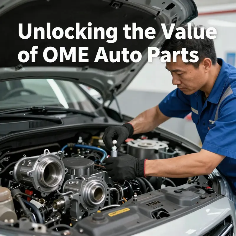 Illustration of OEM parts in vehicle assembly, showcasing their integral role in manufacturing.