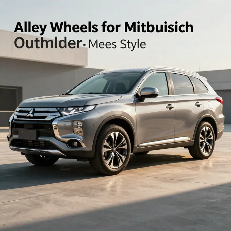 OEM alloy wheels enhance the Mitsubishi Outlander’s performance and aesthetic appeal.