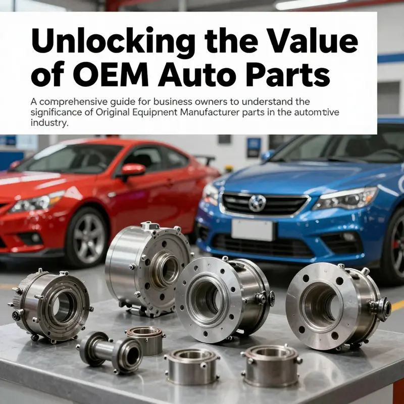 A visually appealing image displaying a variety of OEM auto parts, symbolizing quality and reliability.