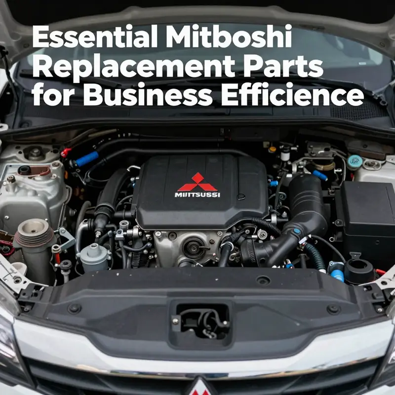 An assortment of Genuine Mitsubishi replacement parts ensures optimal vehicle performance.