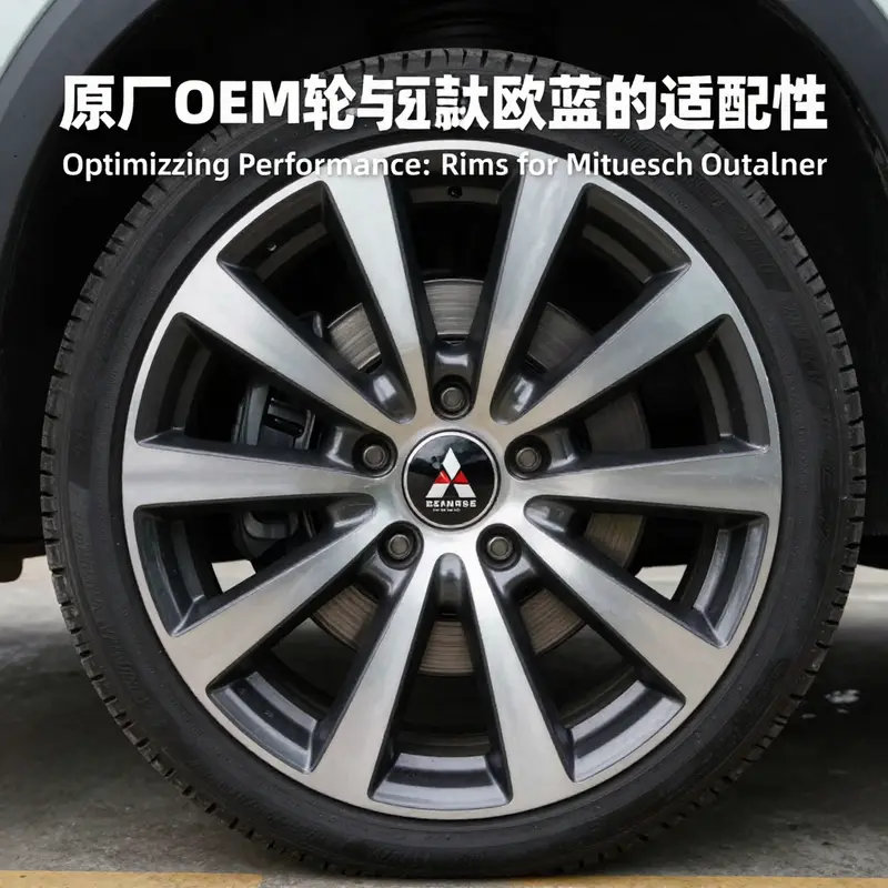 An OEM rim tailored for Mitsubishi Outlander’s specifications, emphasizing design and compatibility.